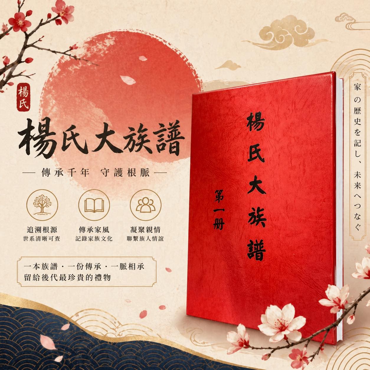 楊氏大族譜封面